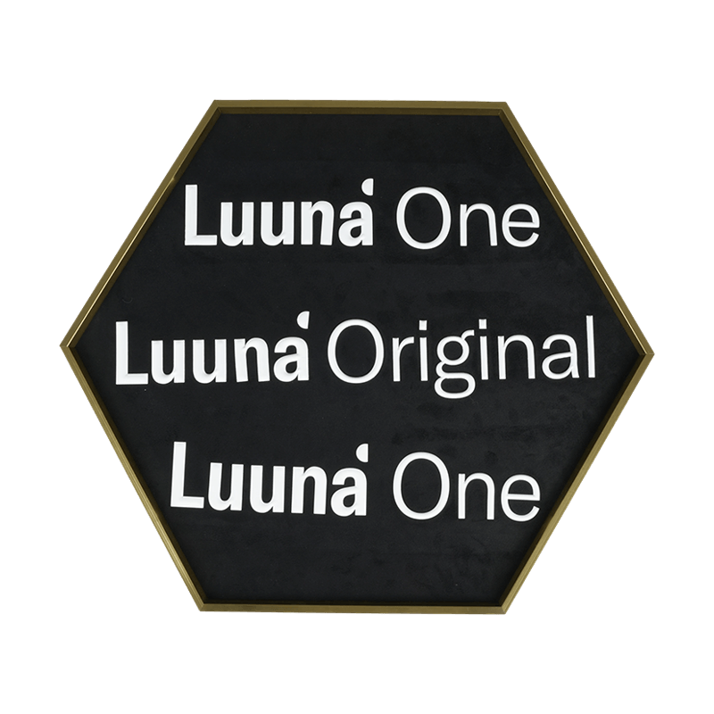 3D silikone præget logo